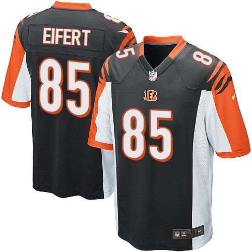 Nike Bengals #85 Tyler Eifert Black Team Color Youth Stitched NFL Elite Jersey - Click Image to Close